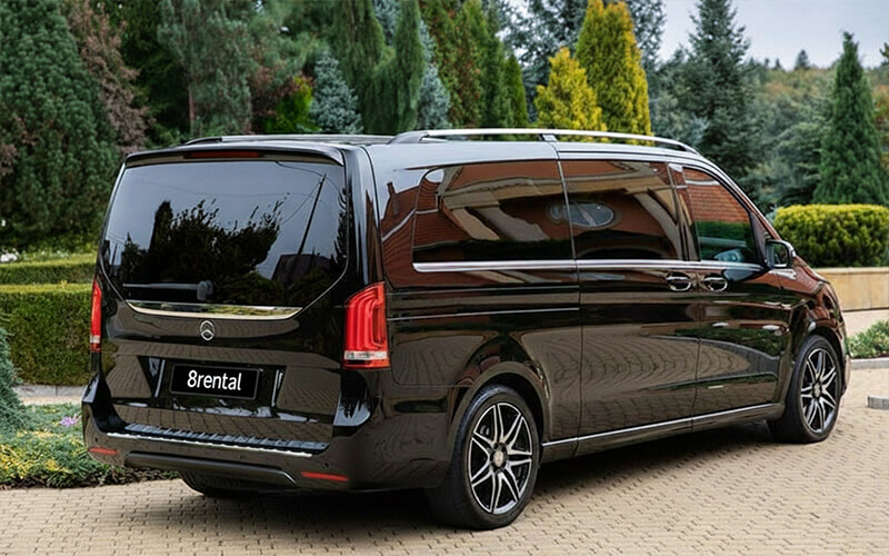 Mercedes-Benz Classe V, vu de l'arrière